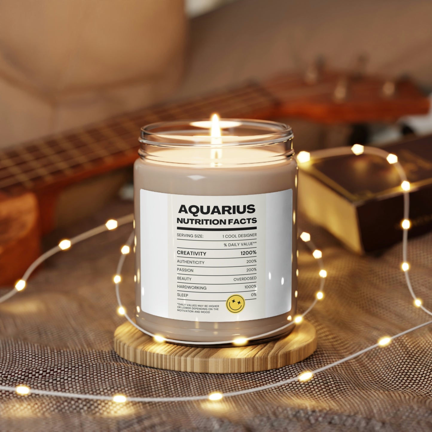 “Aquarius” Scented Soy Candle, 9oz