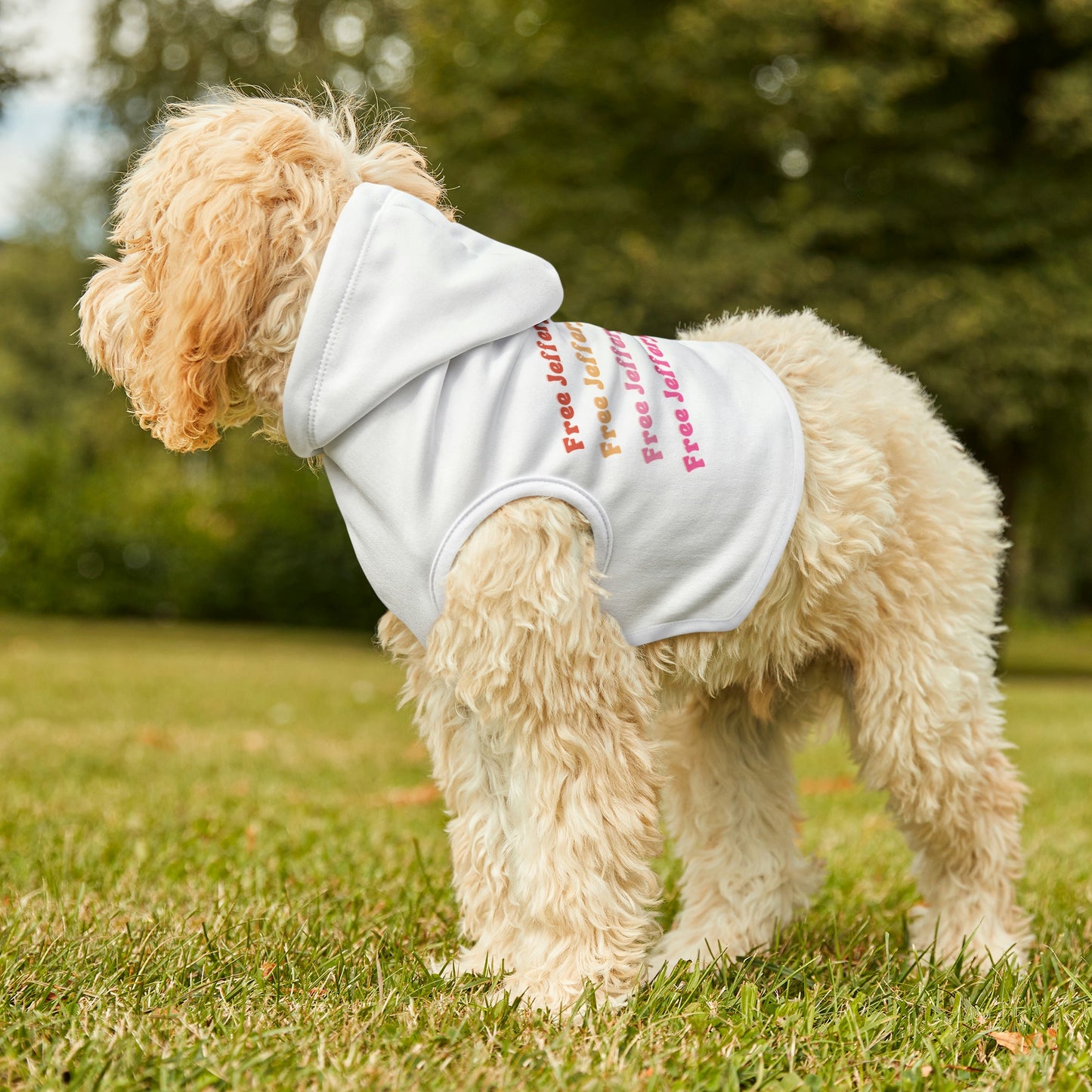 “Free Jeffery” Dog Hoodie