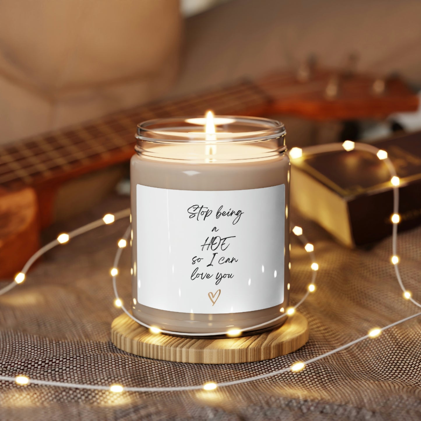 “Let me love you…” Scented Soy Candle, 9oz